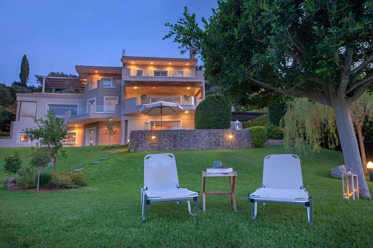 Marina View Luxury Home Gouvia Exterior foto